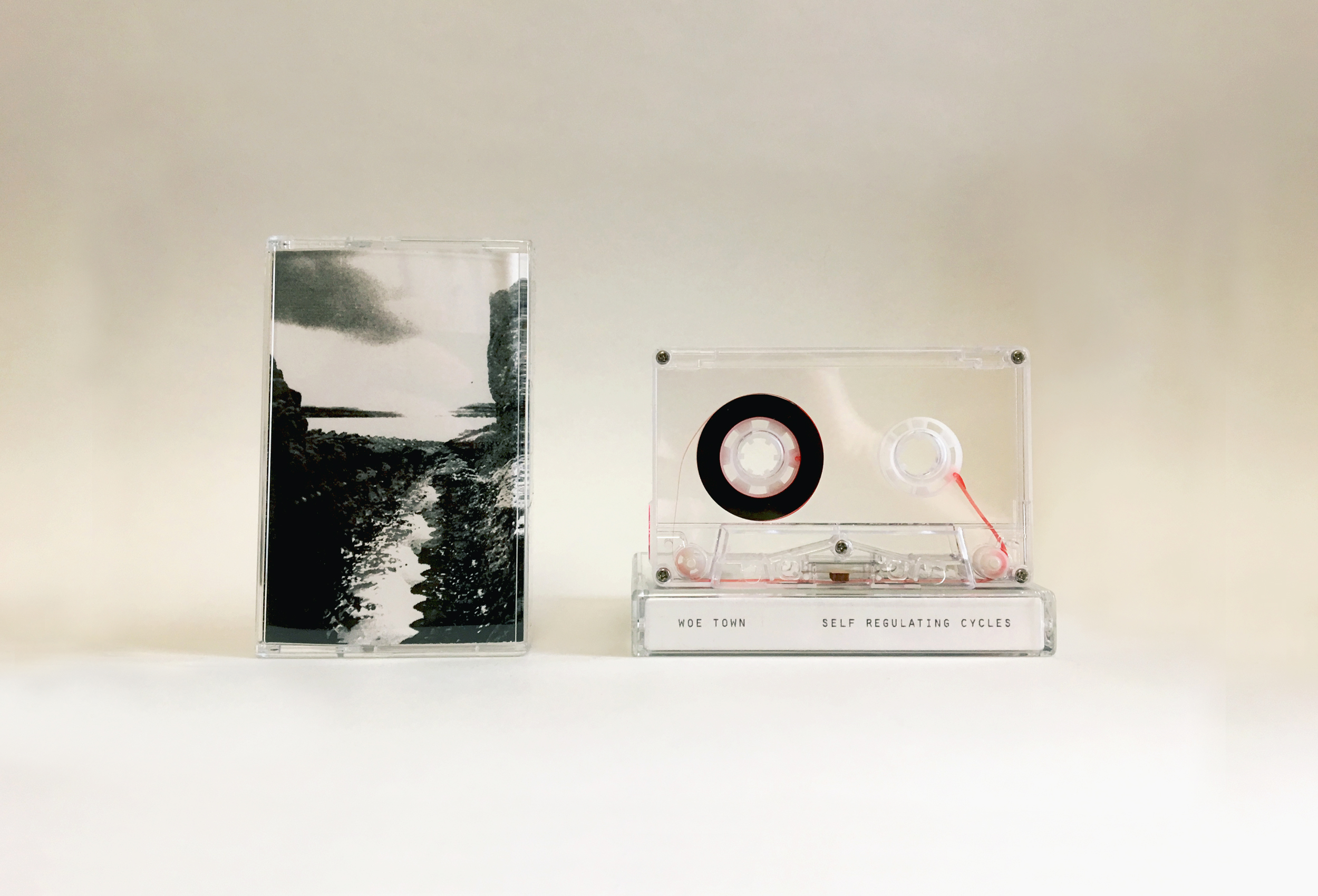 Woetown - Self Regulating Cycles cassette packaging design.