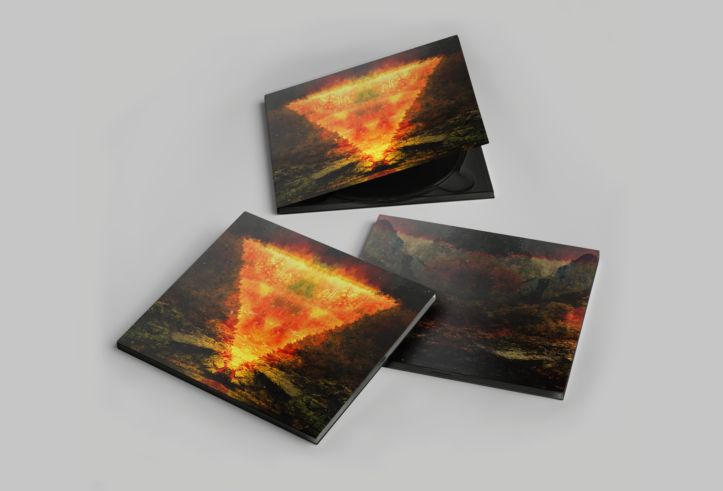 Flawed - Strangers album artwork and CD packaging design.