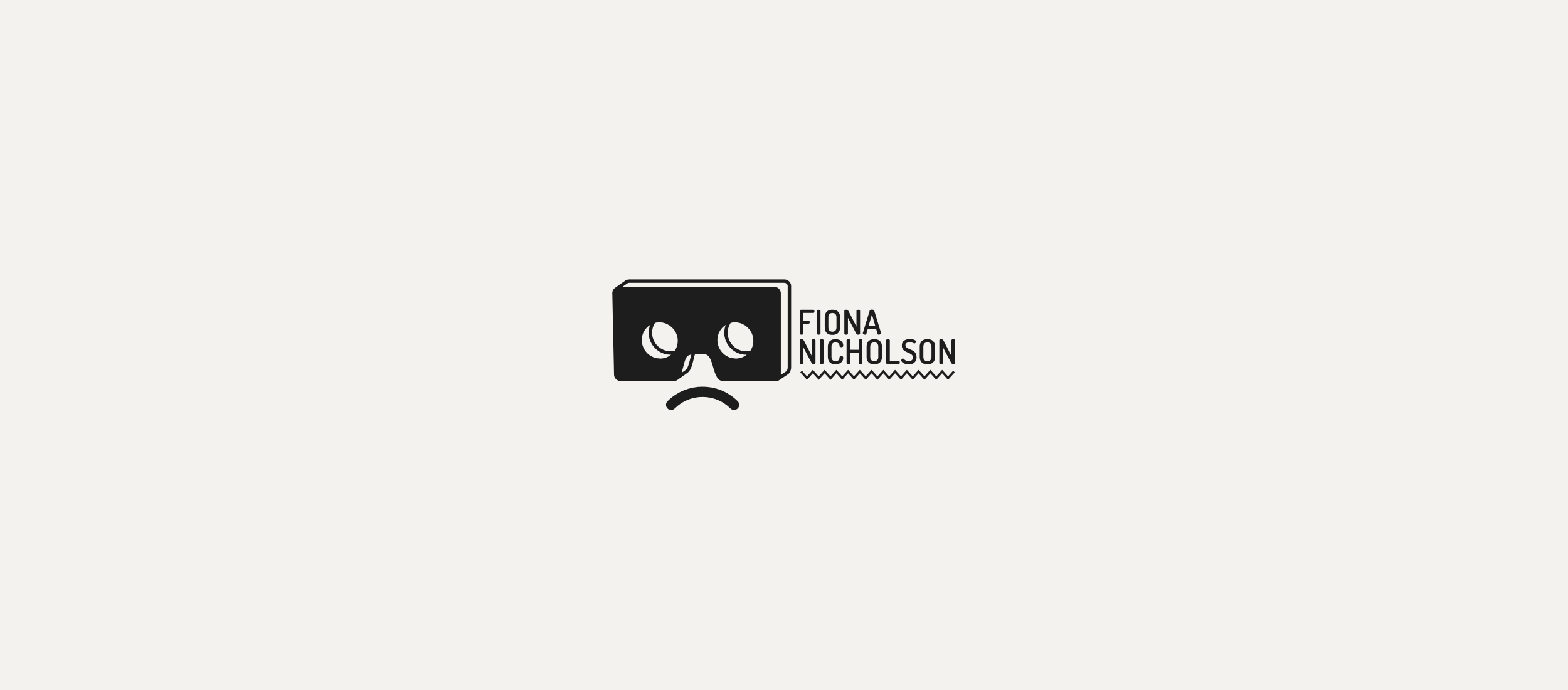 Fiona Nicholson logo design.