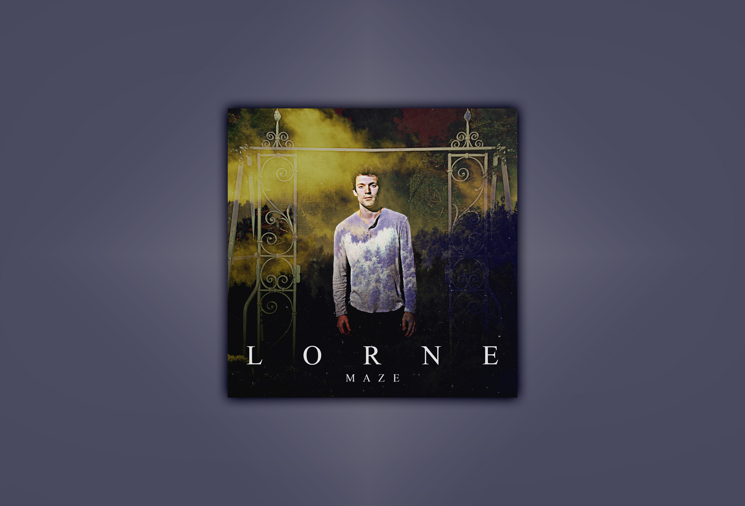 Lorne - Maze album artwork design.