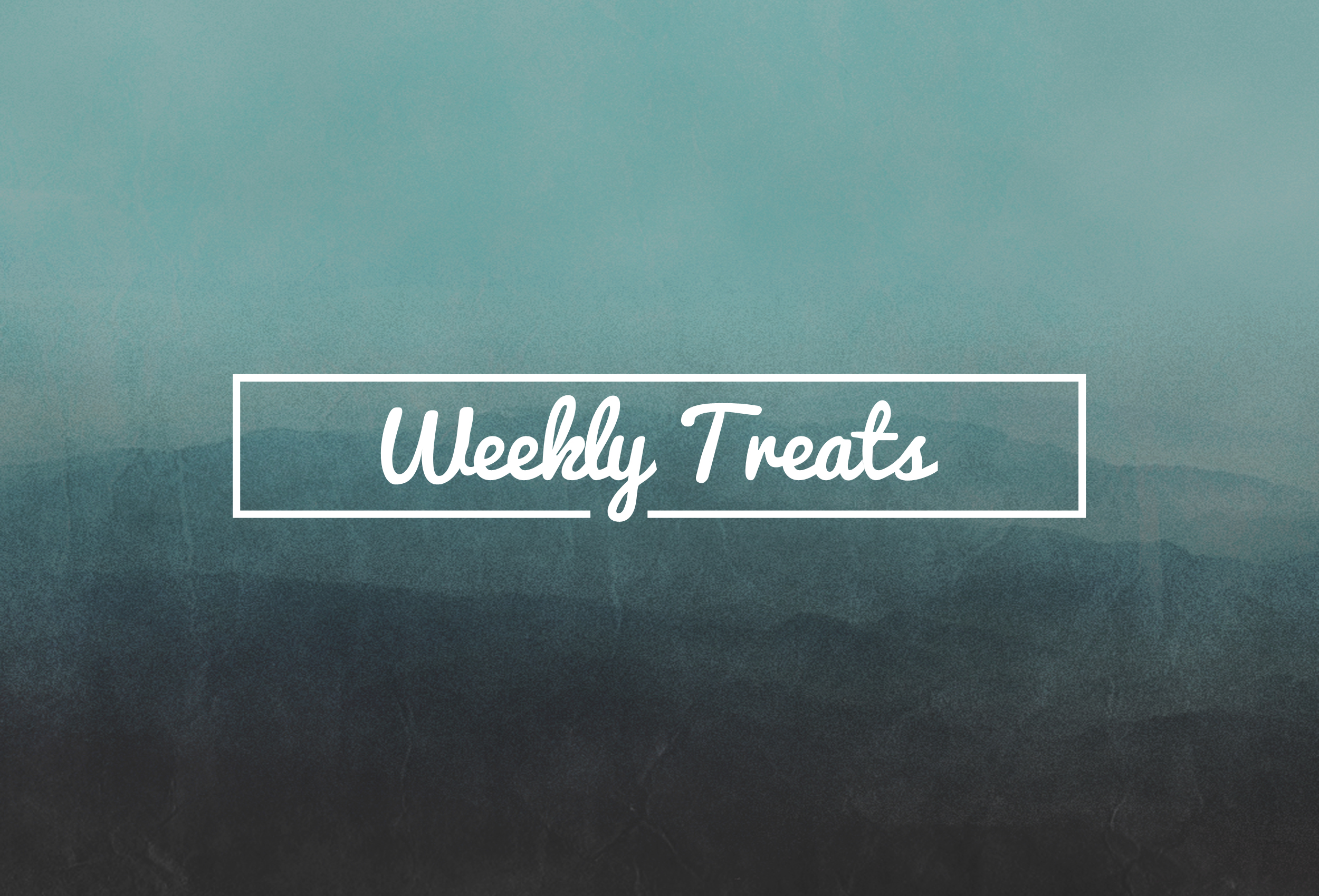 Weekly Treats 2015 logo and branding design.